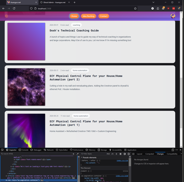 Image for 'Auengun.net Theme Update'